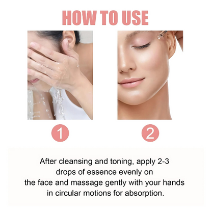   Applying Niacinamide Zinc Oil for glowing skin